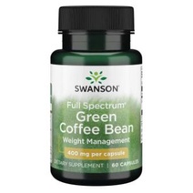 【Swanson】免運 Green Coffee Bean 綠咖啡 400mg 60顆