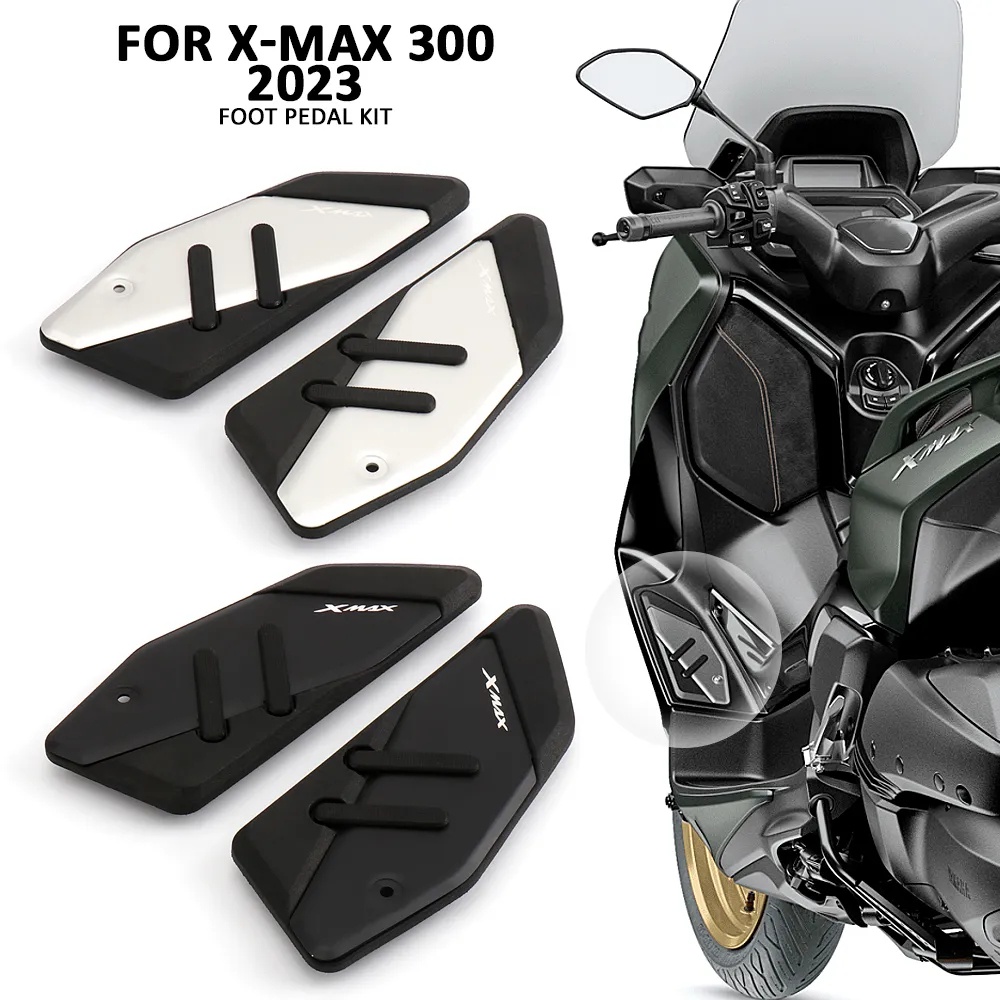 適用於Yamaha XMAX125 XMAX250 XMAX300 XMAX400 17- 2023 機車地毯腳踏板防滑