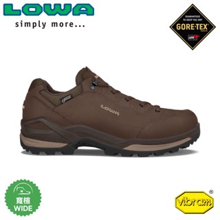 【LOWA 德國 男低筒多功能健行鞋(寬楦)RENEGADE GTX《咖啡/卡其》】LW310967/登山鞋/防水