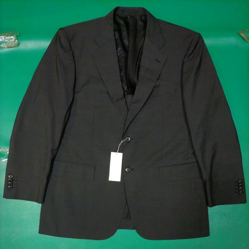 日本 Full Mark 青山服飾 修身型 全新 （義大利製 Super100'S 高級純毛料) 沈穩 西裝外套 XL號