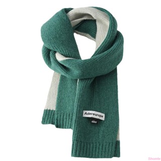 🧶限時免運🧶韓國東大門網紅針織毛線圍巾女冬季韓版百搭保暖長款拼接圍脖披肩保暖潮毛絨絨 絨毛圍巾 圍脖