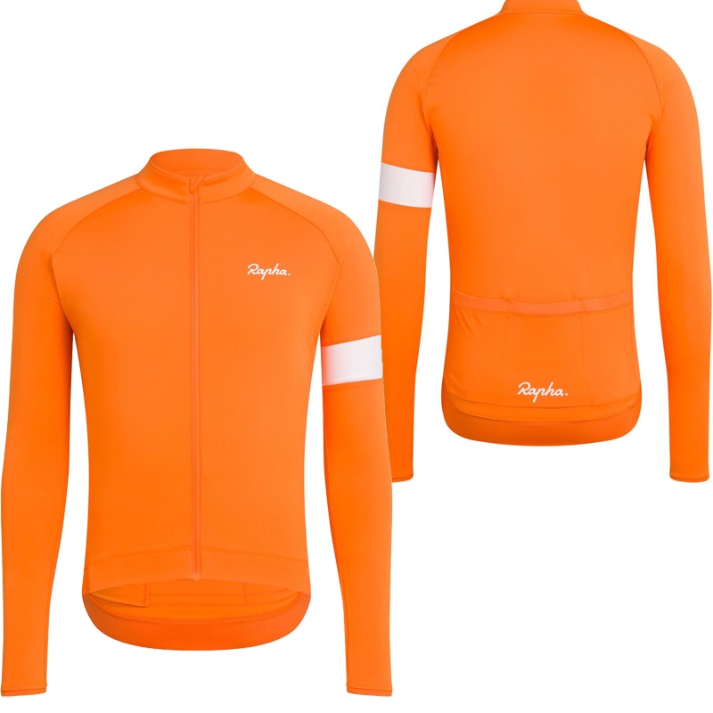 橡皮擦 Supersport 自行車 Jersye Rapha 5 色速乾戶外公路自行車單車服裝長袖冬季戶外騎行上衣
