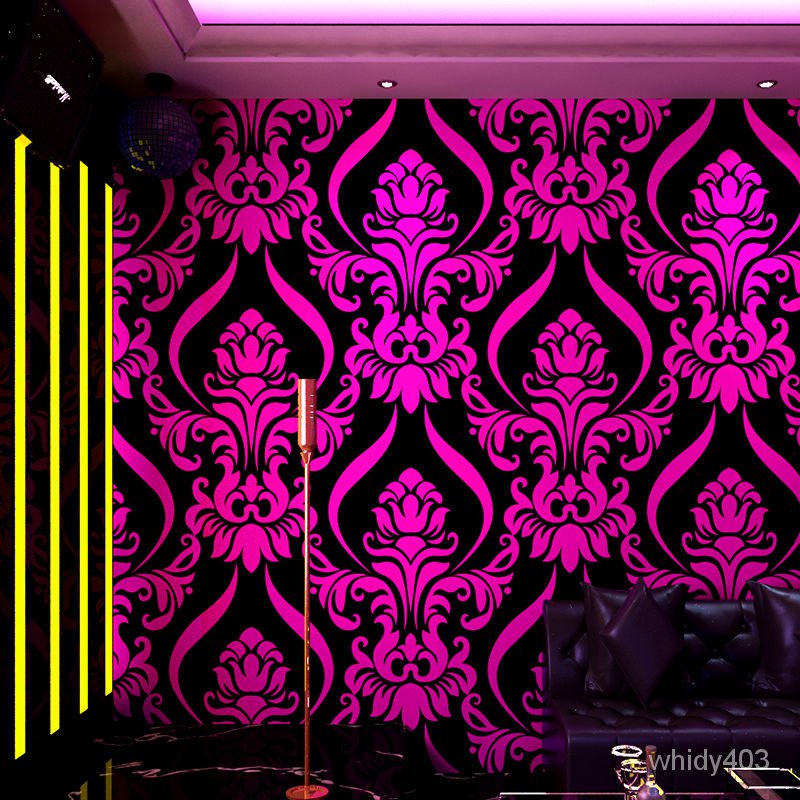 ktv墻紙 歌廳閃光墻佈3d反光幾何酒吧主題包廂走廊過道背景墻壁紙
