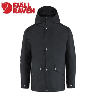 【Fjallraven 小狐狸 男 Visby 3 in 1防水填充夾克《黑》】F84130/防水防風外套/風衣/衝鋒衣