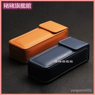 現貨 日本YELLOWS PLUSPU皮複古個性方形近視太陽餘文樂手工眼鏡盒 太陽眼鏡盒眼鏡收納 墨鏡盒眼鏡盒眼鏡收納盒