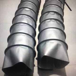 風機軟連接耐高溫排風管通風管出風口矽膠布帆布伸縮吸塵排煙管道小雅子精品百貨