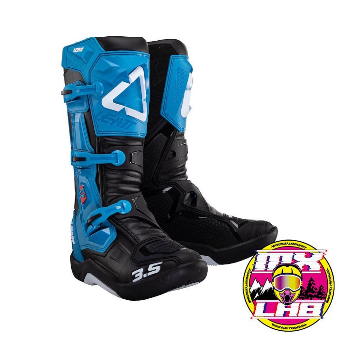 𝕸滑胎實驗室𝖃 Leatt® 3.5 Boots Cyan 車靴 越野靴 防摔 越野 滑胎 林道