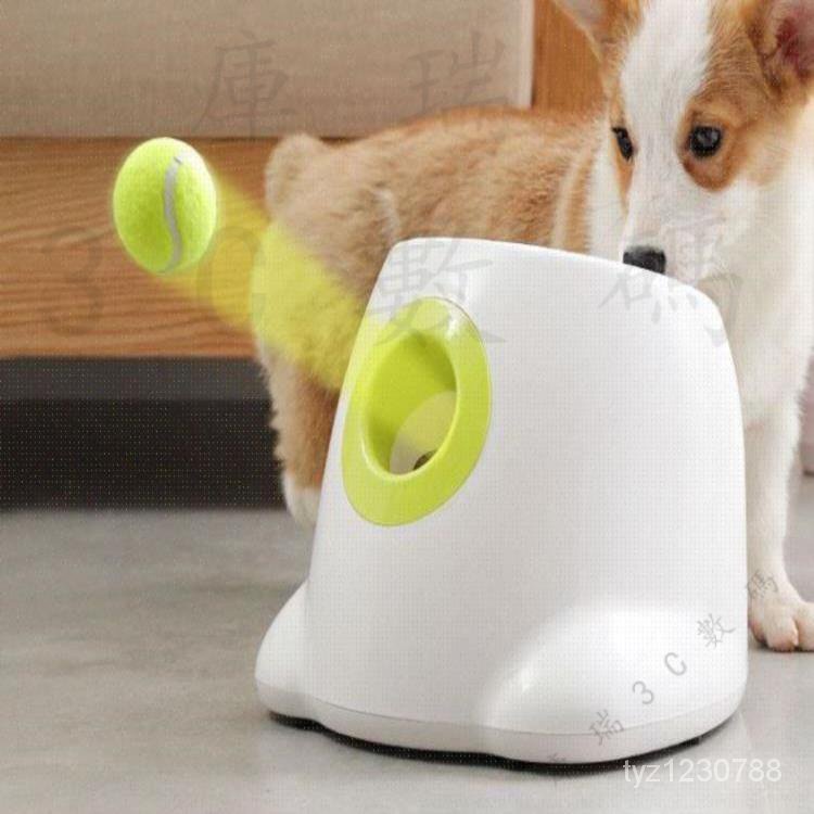 寵物自動投球機 丟球彈球 機拋球機 狗狗玩具 自玩 運動 投球器 寵物自動發球機 小狗 HHPE