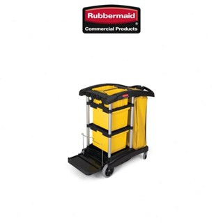 Rubbermaid 樂柏美 大容量清潔推車-帶儲存桶