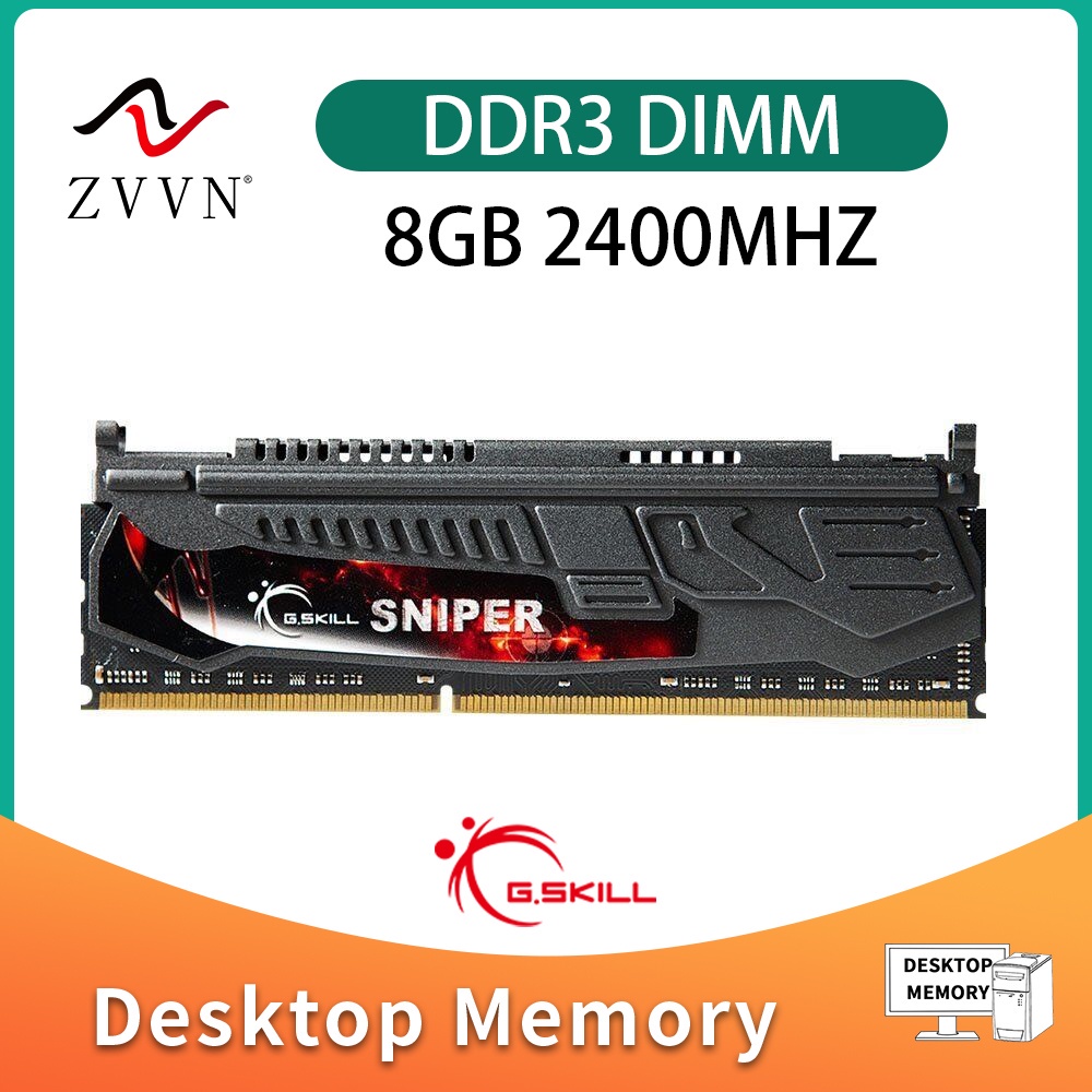 ★二手 G.SKILL 狙擊手 8GB DDR3 OC 2400MHz PC3-19200U 240Pi