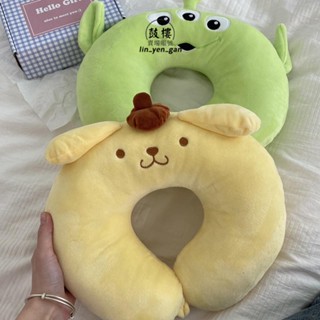 臺灣免運出貨🔅護頸枕 三眼仔布丁狗u型 頭枕 夏季 記憶棉 旅行 護頸枕 便攜 式辦公室 午睡枕 頭