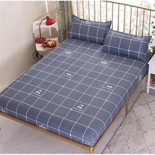 床單枕套 bedding set 1 fitted bed sheet+2 pillow case 3pcs