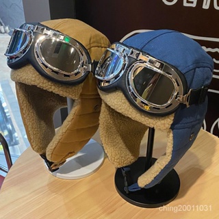 飛行員帽子男女冬季韓版ins加厚保暖騎車護耳防寒風眼鏡棉雷鋒帽 AB8I