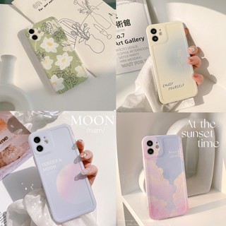 清新花朵雲朵手機殼蘋果iPhone 16e 15 14 Plus 13 12 11 pro XS MAX i7保護殼軟