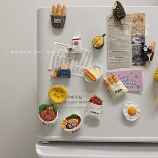 3D冰箱磁鐵 冰箱貼 冰箱磁鐵 造型磁鐵冰箱貼 辦公室磁鐵 立體造型 留言貼 ins可愛仿真食物冰箱貼磁貼個性創意3d立