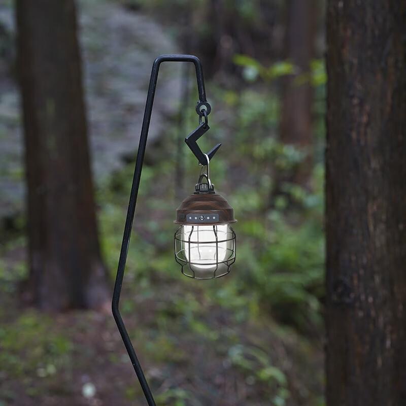 充電松果燈 戶外野營燈 便攜馬燈 山地野營用品裝備 送登山扣 露營燈
