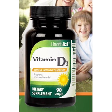 HealthA2Z維生素d3軟成人vitamin d3進口1000iu促鈣吸收-cici全球購