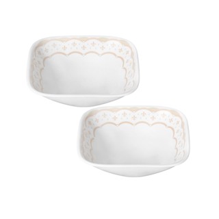 【康寧 Corelle】皇家饗宴2件式方形碗組-B02