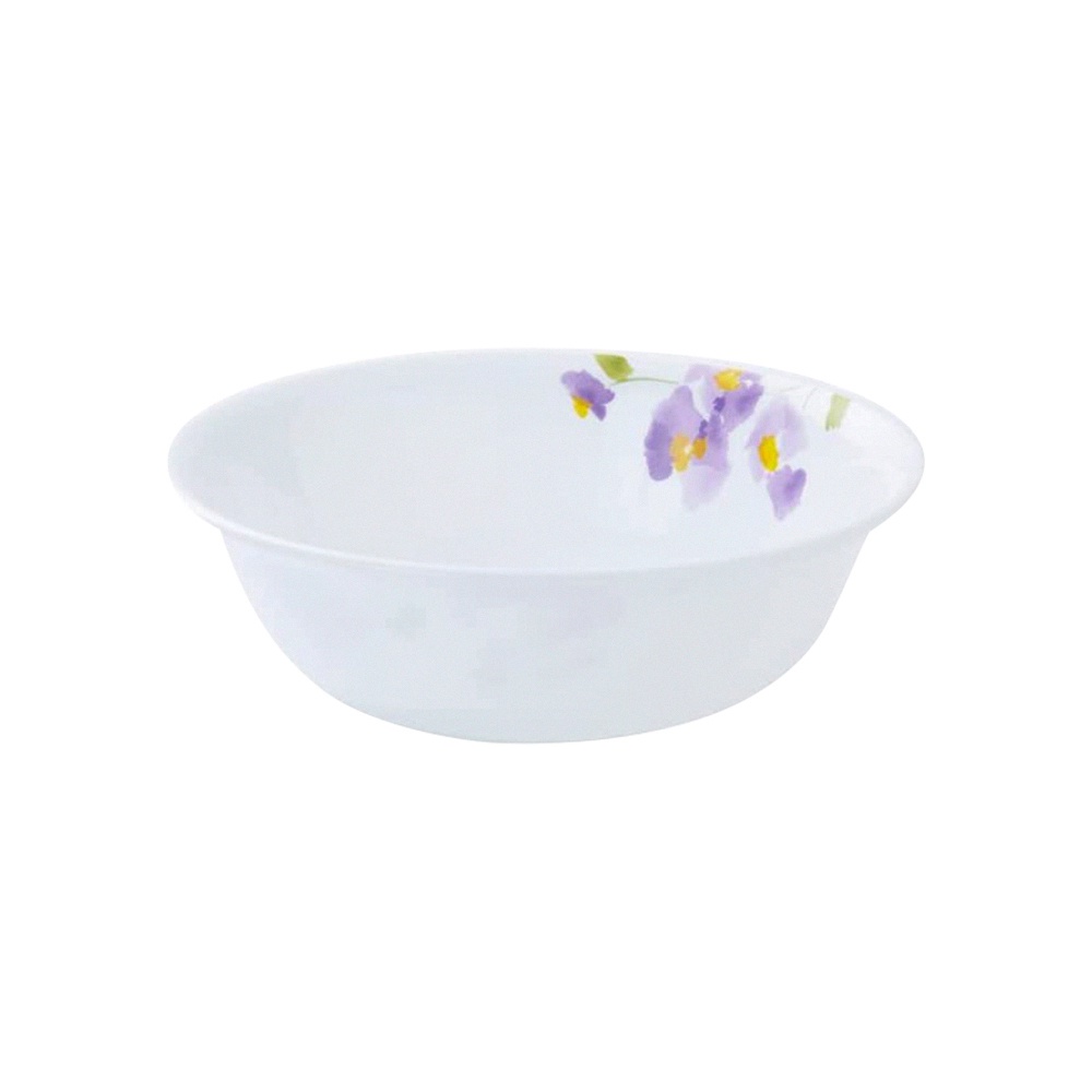 【美國康寧 CORELLE】500ml湯碗-紫霧花彩