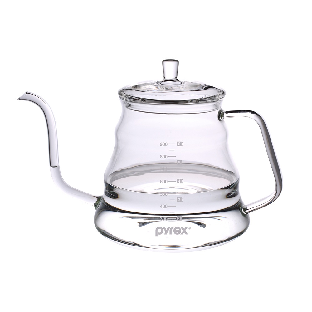 【康寧 Pyrex】 Café  玻璃細口手沖壺 1000ml