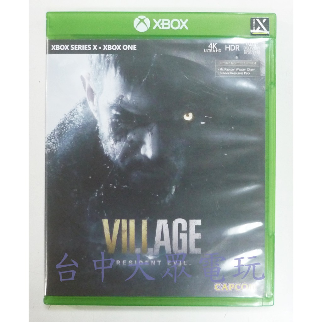 XBOX ONE SERIES X 惡靈古堡 8：村莊 (中文版)**(二手商品)【台中大眾電玩】