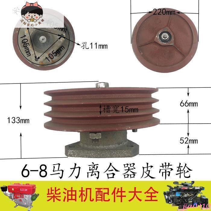 熱銷✨柴油機皮帶輪皮帶盤空壓機離合器甩輪流動補胎空壓機皮帶輪B型槽