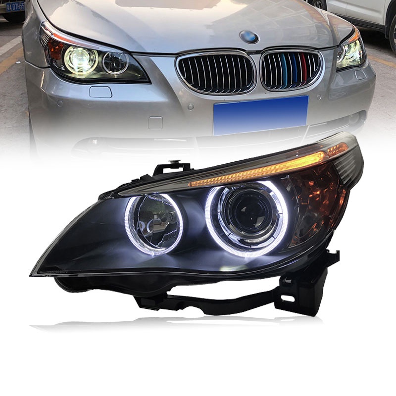 適用于04-07老款BMW E60大燈總成改裝523i525 530LED行車燈轉向燈