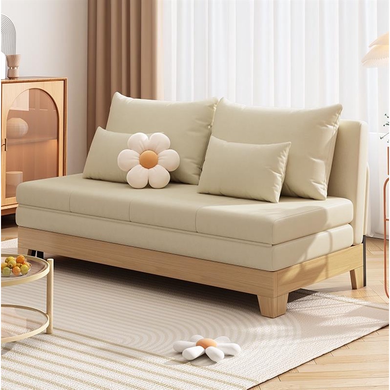 🌟艾尼斯精選🌟多功能沙發床 兩用沙發 摺疊沙發床 小戶型沙發 單雙人沙發 書房客廳沙發床 實木框架 布藝沙發