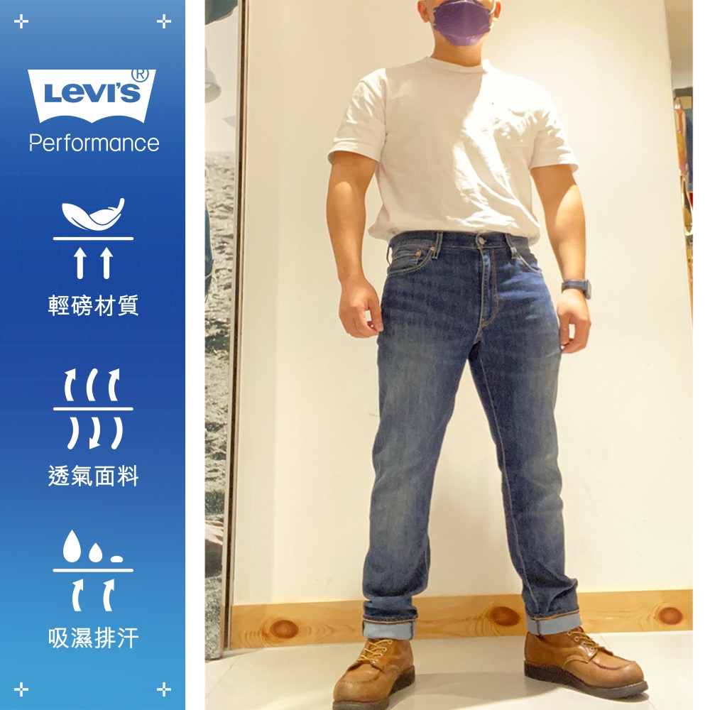 Levis 511低腰修身窄管牛仔褲/Cool Jeans 輕彈有型/復古水洗刷白 男款 04511-5422 熱賣單品
