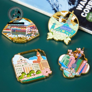 🌟精美磁貼🌟上海旅游冰箱貼磁貼東方明珠旅行紀念品活動禮品禮物冰箱裝飾磁貼