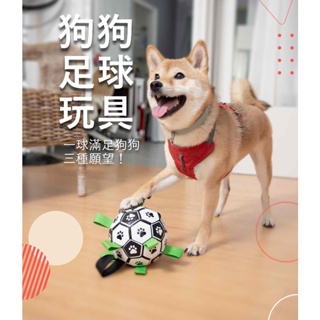 [現貨] 狗足球 寵物 玩具 寵物球 狗狗 足球 浮水玩具 足球玩具 互動繩子 狗玩具 玩具球 狗玩具球