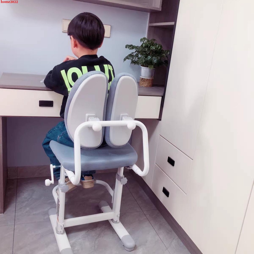 【可開發票】新品兒童調節升降椅中小學生作業椅家用課桌椅兒童雙背椅矯正坐姿椅
