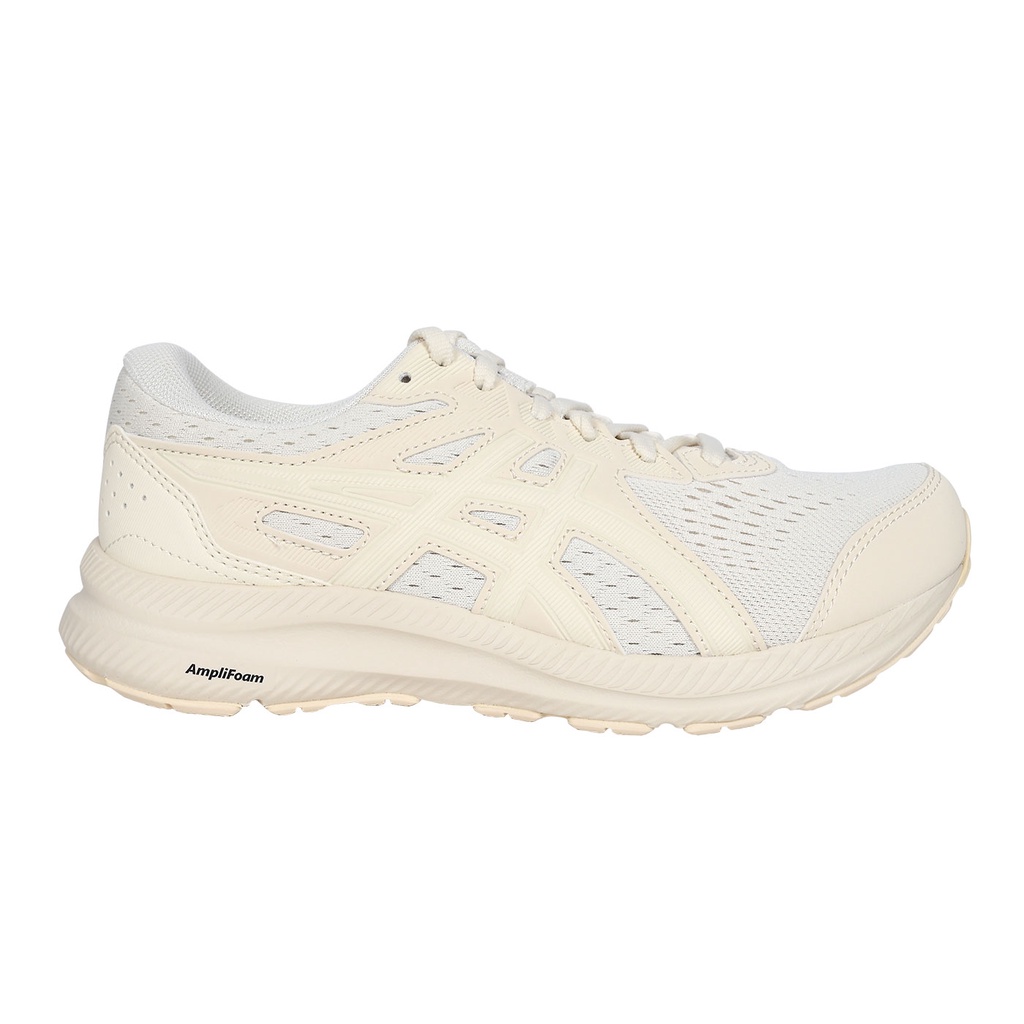 ASICS GEL-CONTEND 8 女慢跑鞋-WIDE( 寬楦「1012B561-200」 淺奶茶淡黃