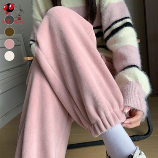 秋冬新品 長褲 衛衣 束腳褲 縮口褲 加絨加厚哈倫褲女防風抓絨褲雙麵絨衛褲保暖搖粒絨秋冬束腳款厚款