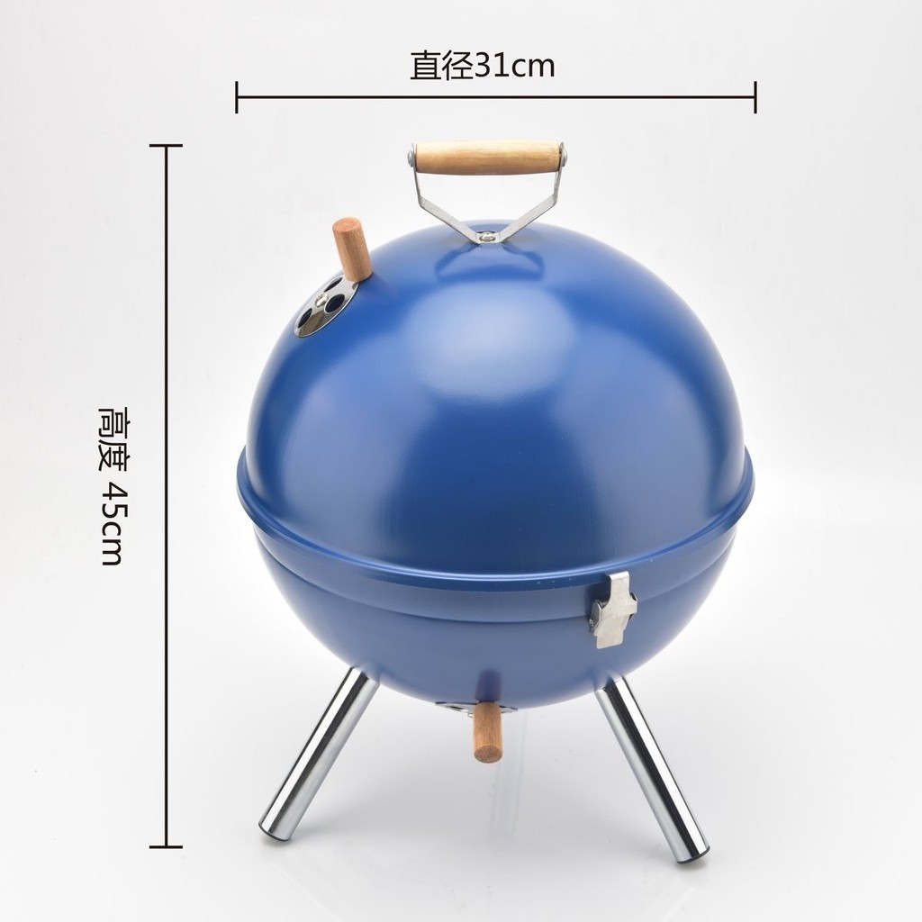 烤雞爐烘焙用具燒烤爐桶子雞桌上烤具烤肉爐球形燒烤爐烤火盆淄博--小雅子的店