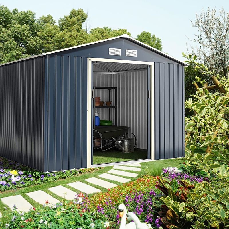 ✨出貨✨戶外儲物工具房庭院花園雜物房室外組裝簡易房可移動收納間組合屋