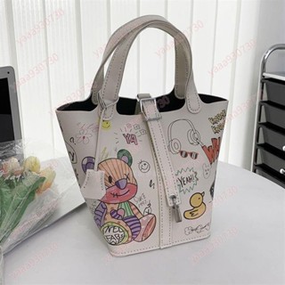 臺灣出貨免運👜2024新款diy手工編織包包自製包包材料包手作diy質感菜籃子手提包印花水桶包交換禮物生日禮物送女友