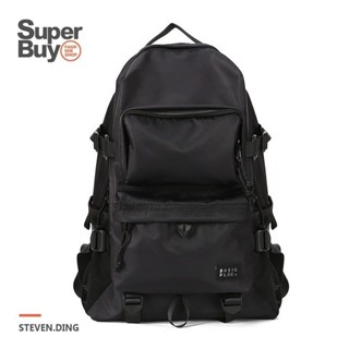 <Superbuy>大容量後背包/皮革雙肩包 防水14/15.6吋筆記本電腦包/筆電包 防盜商務通勤包/戶外旅行包/書包