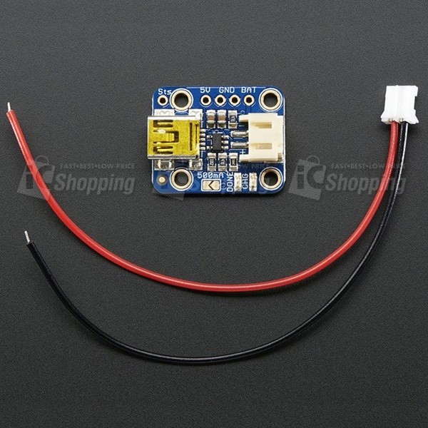 iCShop－Mini USB 鋰電池充電板(Mini)-V1●368031000716●LiIon,LiPoly,限量