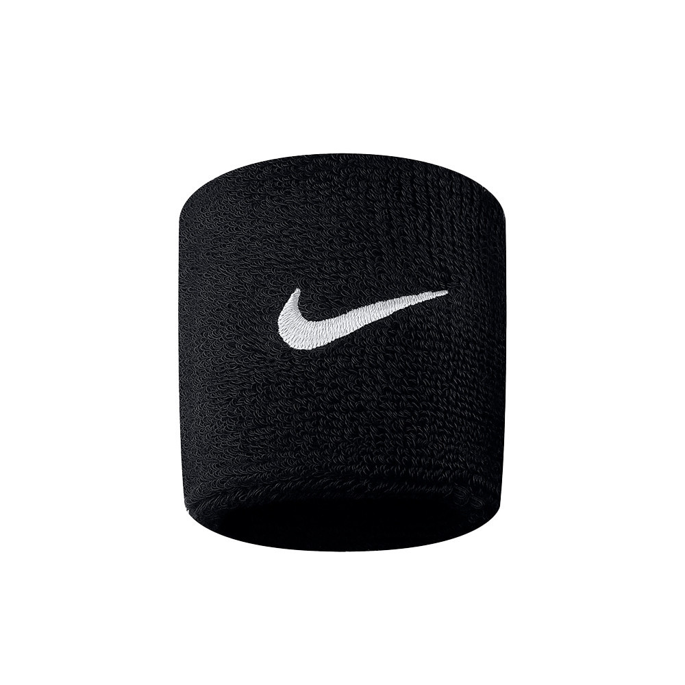 Nike Swoosh 黑色 吸汗 棉質 舒適 穿搭 護腕 造型 訓練 運動 毛巾布 腕帶 NNN04010OS