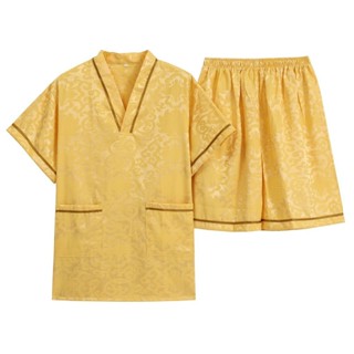 臺灣出貨 汗蒸服批髮 男女足浴桑拿服套裝 洗浴中心服裝 浴場洗澡 浴衣浴服 男女汗蒸服 桑拿服 按摩服 情侶和服 大尺碼