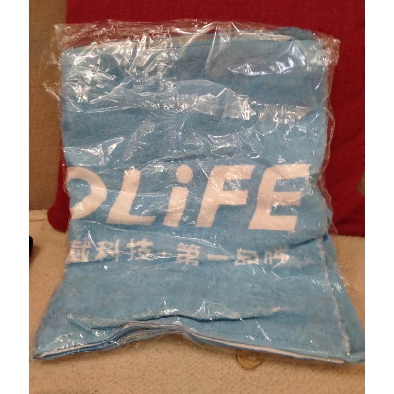 【現貨】 GO LIFE ACTION TAIWAN 穿戴科技 運動長巾 水藍 北卡 吸汗毛巾 長毛巾