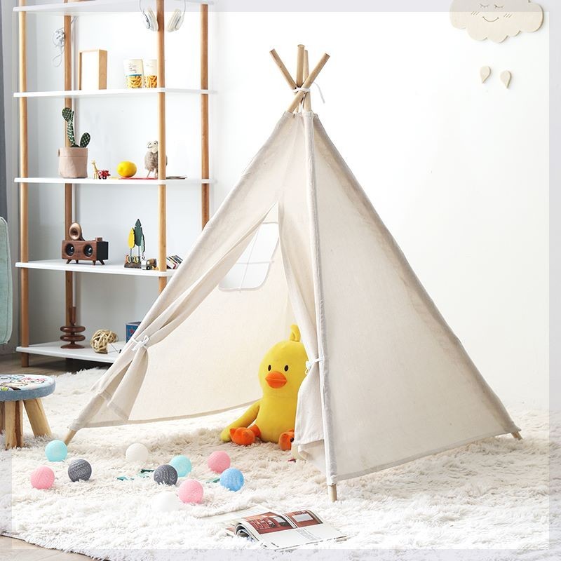 兒童帳篷遊戲屋印第安室內繪畫塗鴉玩具寶寶禮物攝影道具野餐帳篷 ZIVI