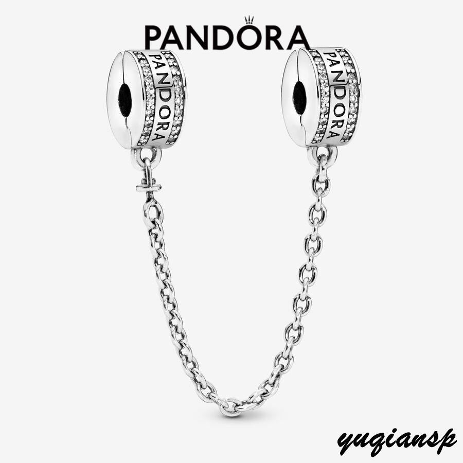 yuqiansp專業代購潘朵拉 Pandora 安全鏈夾吊飾 送女友 紀念日礼物792057CZ