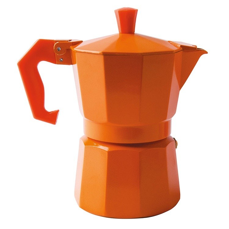 台灣現貨 義大利《EXCELSA》Chicco義式摩卡壺(橘1杯) | 濃縮咖啡 摩卡咖啡壺