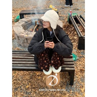 Codibook｜韓國 DAILYJOU 低調修身絨毛連帽鋪棉外套［預購］拉鍊外套 羽絨外套 女裝