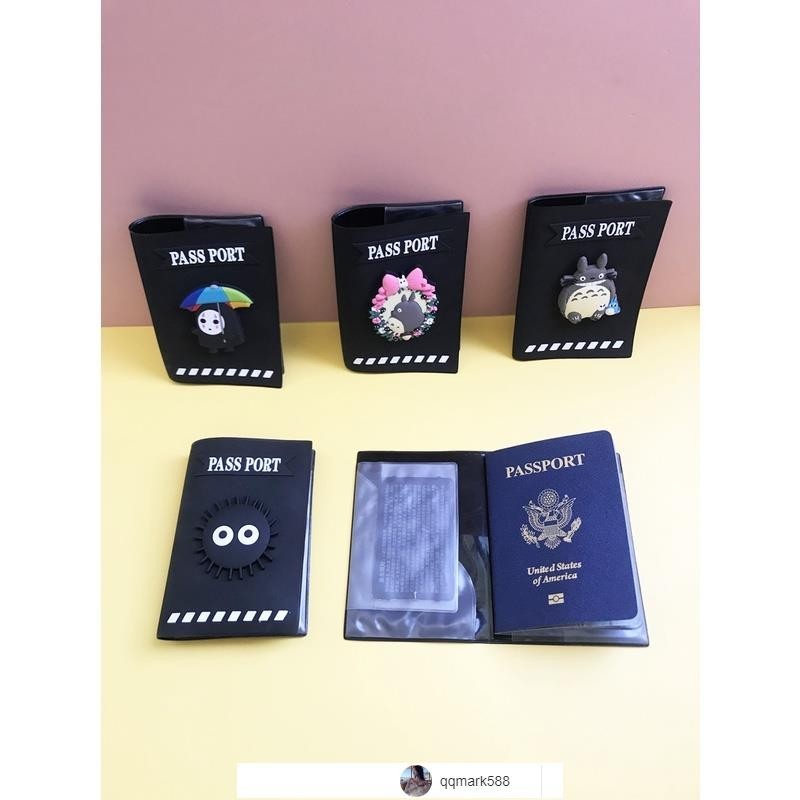 【琪琪優選】宮崎駿護照收納包 龍貓護照夾 護照套 passport cover龍貓護照保護套-qqmark588-