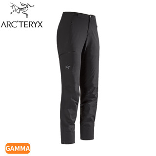 【ARC'TERYX 始祖鳥 女 Gamma輕量軟殼長褲《黑》】X000007064/軟殼褲/健行褲/登山褲