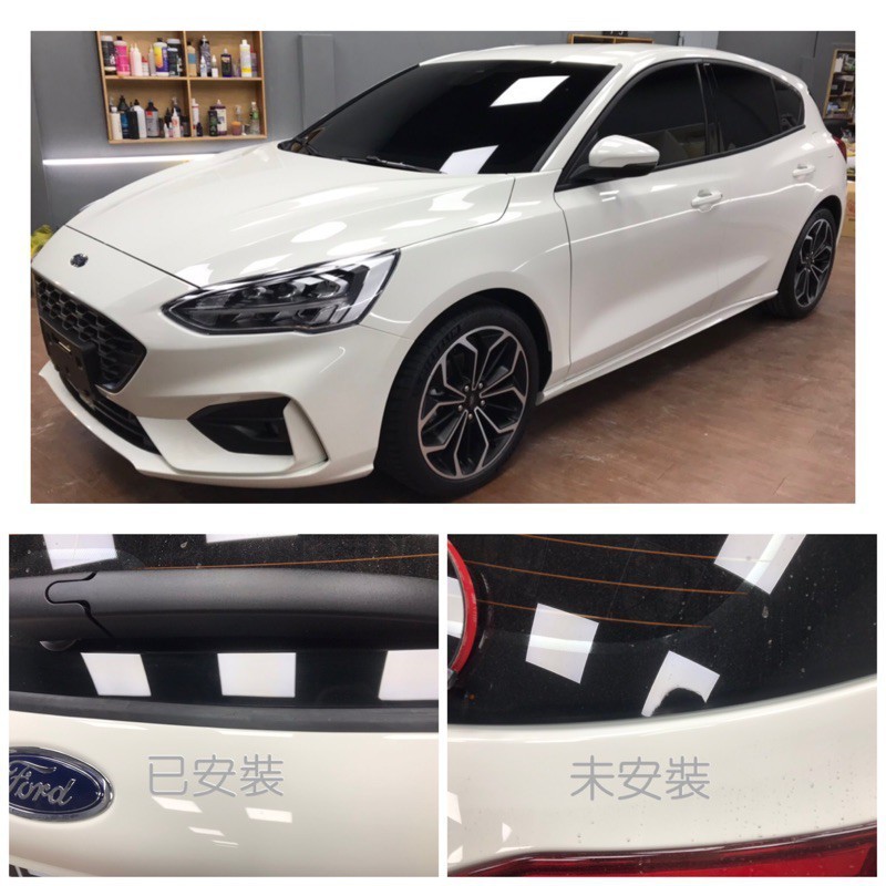 適用於門碗保護 門碗貼膜  汽車門碗拉手 Ford Focus mk4 後擋雨切膠條、中控台密封條、上B柱、中央扶手置物