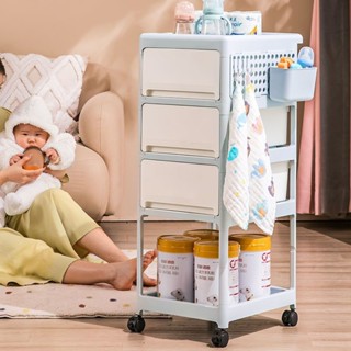 【Bebe】🌞限時下殺🌞 嬰兒用品置物架小推車新生兒寶寶儲物架移動床頭臥室奶粉罐收納架